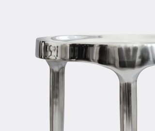 101 Copenhagen 'Phantom' table, tall, chrome SILVER COPH24PHA703SIL