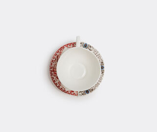 Seletti 'Hybrid Zora' teacup with saucer MULTICOLOUR SELE22HYB442MUL