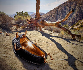 L&#39;Objet &#39;Lazy Susan&#39; catchall, black BLACK LOBJ19LAZ479BLK