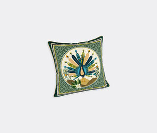 VESTA 'Peacock' cushion, multicolor MULTICOLOUR VEST26LAR976MUL