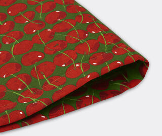 La DoubleJ 'Cherries Verde' tablemat, set of two GREEN LADJ22TAB144MUL