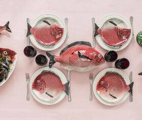 Bordallo Pinheiro 'Peixes' platter, small MULTICOLOUR BOPI22PEI704MUL