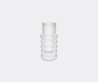 Tom Dixon 'Press' stem vase, small, frosted WHITE TODI26PRE727WHI