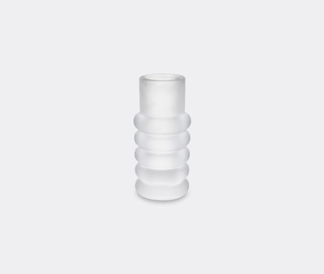 Tom Dixon 'Press' stem vase, small, frosted WHITE TODI26PRE727WHI