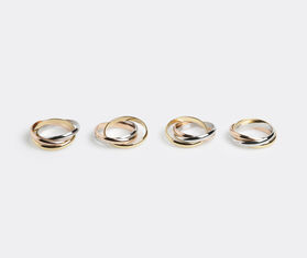 L'Objet 'Three ring' napkin jewels, set of four MULTICOLOUR LOBJ15THR878MUL