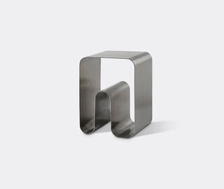 AYTM 'Curva' stool, silver SILVER AYTM26CUR143SIL