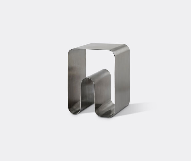 AYTM 'Curva' stool, silver SILVER AYTM26CUR143SIL