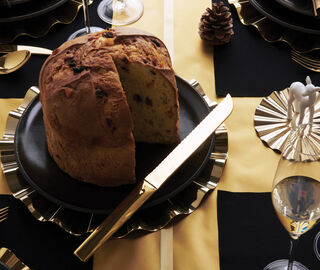 Sambonet 'Living' panettone knife GOLD SAMB22PAN059GOL