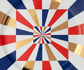 Bitossi Home Round platter, set of two MULTICOLOUR BIHO22SET851MUL