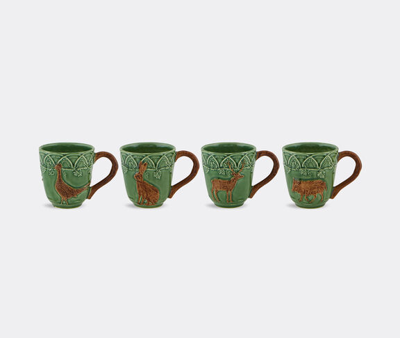 Bordallo Pinheiro 'Bosque' mug, set of four multicolour ${masterID}