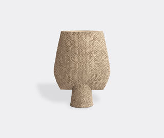 101 Copenhagen 'Sphere Shisen' square vase, big, sand BEIGE COPH24SPH123BEI