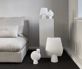 101 Copenhagen &#39;Sphere&#39; square vase, mini, white WHITE COPH21SPH320WHI