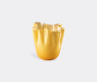 Venini 'Fazzoletto Opalino' vase, L, amber MULTICOLOUR VENI20FAZ976WHI