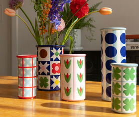 &amp;k Amsterdam &#39;Patch Quilt&#39; vase, multicolor MULTICOLOUR AMST25VAS016MUL