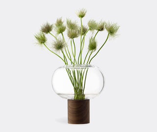 LSA International 'Oblate' vase, medium TRANSPARENT LSAI21OBL646TRA