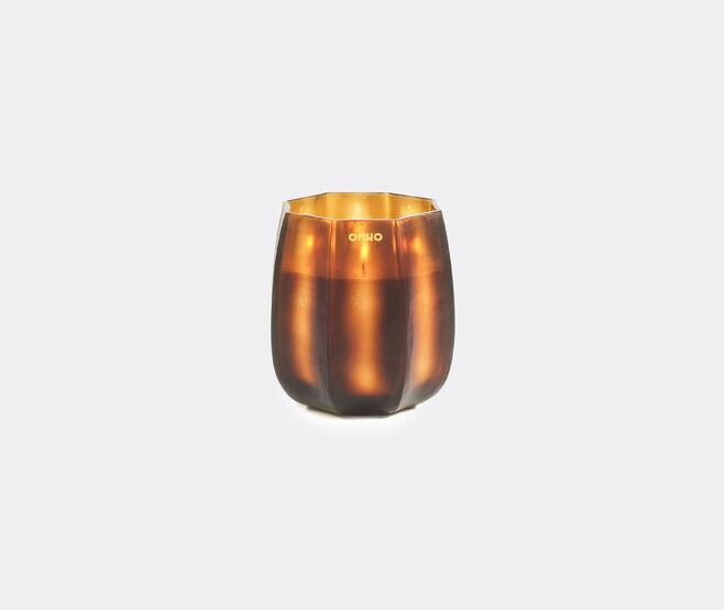 ONNO Collection 'Embrace' candle, Sage scent, medium AMBER ONNO23CAN517AMB