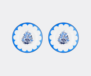 Aquazzura Casa 'Jaipur' soup plate, set of two, blue BLUE AQUA23JAI055BLU