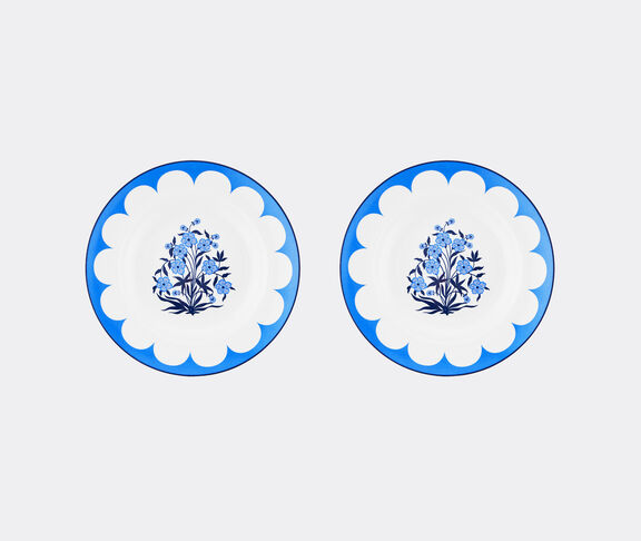 Aquazzura Casa 'Jaipur' soup plate, set of two, blue BLUE AQUA23JAI055BLU