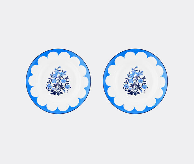 Aquazzura Casa 'Jaipur' soup plate, set of two, blue BLUE AQUA23JAI055BLU
