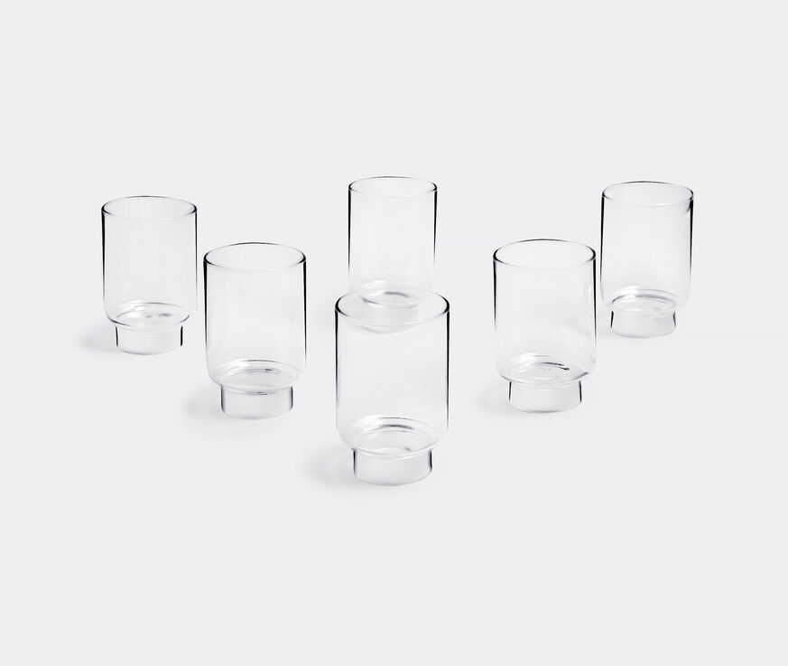 Ichendorf Milano 'Tokio' glass large, set of 6 Clear ICMI15HIG252TRA