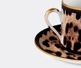 Dolce&amp;Gabbana Casa 'Leopardo' espresso cup and saucer MULTICOLOUR DGCA22POR801MUL