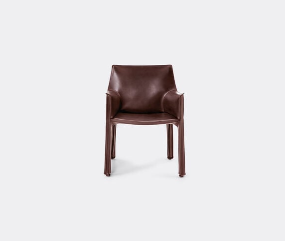Cassina 'Cab 413' armchair, leather, brown Brown CASS21CAB862BRW
