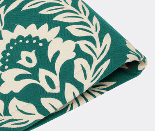 La DoubleJ 'Green Garland' tablemat, set of two GREEN LADJ23TAB796GRN