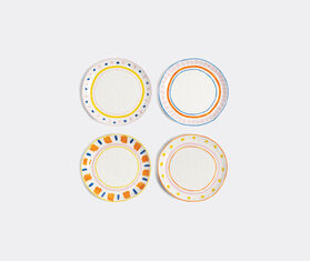 &amp;k Amsterdam &#39;Boavista&#39; dinner plate, set of four, multicolor MULTICOLOUR AMST25PLA666MUL