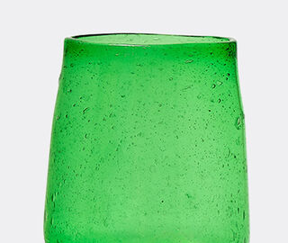 Bitossi Home 'Imperfetto' glass, set of two, green GREEN BIHO26IMP755GRN
