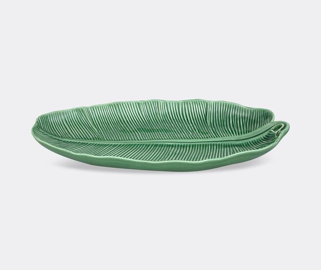 Bordallo Pinheiro 'Folhas' banana leaf dish, large GREEN BOPI22FOL012GRN