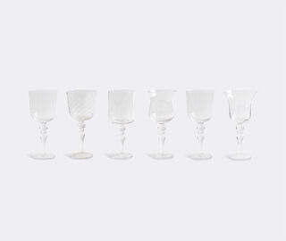 Bitossi Home Assorted Goblets, set of six TRANSPARENT BIHO22SET656TRA