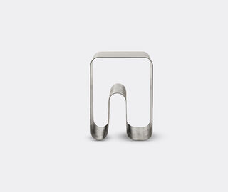 AYTM 'Curva' stool, silver SILVER AYTM26CUR143SIL