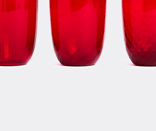 NasonMoretti 'Idra' water glass, set of six, red RED NAMO19WAT475RED