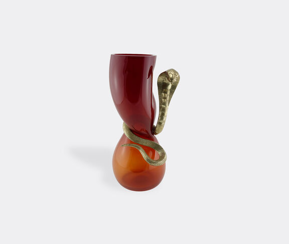 Vanessa Mitrani 'Cobra' vase, red and bronze undefined ${masterID}
