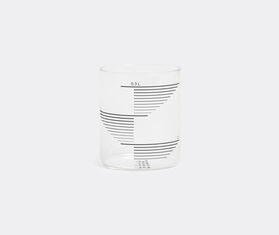 Tre Product Set of four glasses, reclangle stripes BROWN TRPR20GLA845TRA