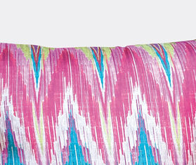 Les-Ottomans Silk cushion, ikat MULTICOLOUR OTTO20SIL351MUL