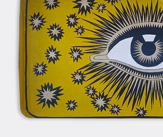 Les-Ottomans 'Eye' iron tray, yellow YELLOW OTTO22HAN134MUL