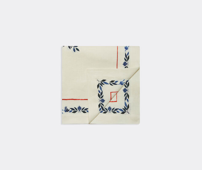 La DoubleJ 'Wildbird' tablecloth, large, blue BLUE LADJ25LAR154MUL