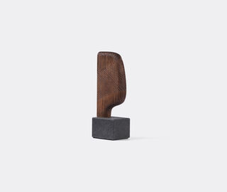 Zanat 'Moai' bookend, walnut oil BROWN ZANA26MOA633BRW