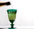 L'Objet 'Prism' wine glass, set of four, green Green LOBJ24PRI143GRN