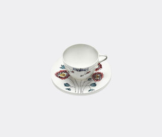 Serax 'Anemone Milk' coffee cup and saucer, set of two MULTICOLOUR SERA23COF600MUL
