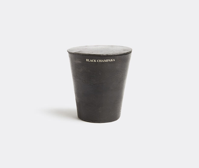 Mad et Len 'Vestimentale' candle, Black Champaka BLACK MALE20BOU023BLK