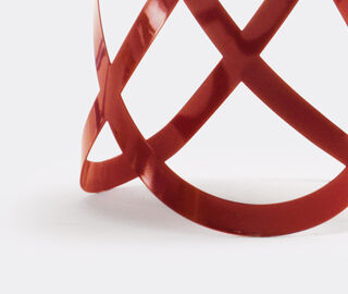 Cappellini 'Ribbon' stool, low, red RED CAPP20RIB294RED