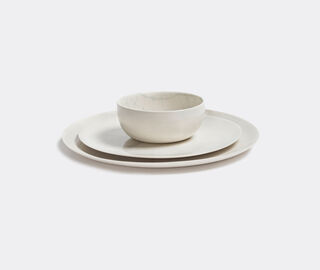 Serax 'Zuma' dinner set, set of twelve, white WHITE SERA24SER994WHI
