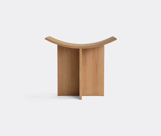 101 Copenhagen 'Brutus' stool, natural oak LIGHT BROWN COPH25BRU537BEI