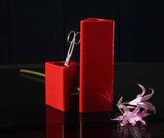 artetica 'AB' vase, set of two, flame scarlet RED ARTE26VAS270RED