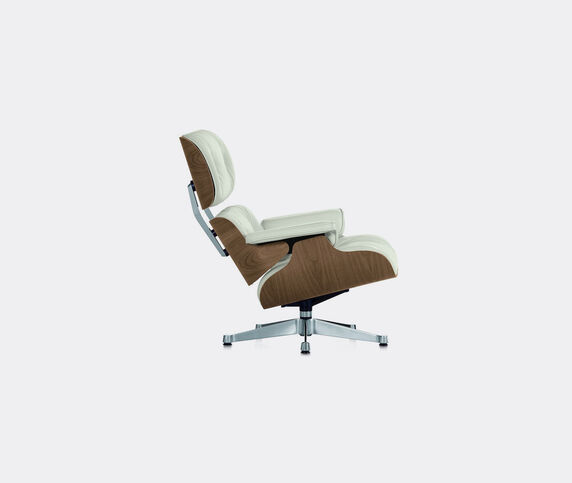 Vitra 'Lounge Chair', walnut and white
