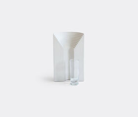 Origin Made &#39;Ark Vase&#39;, half large WHITE ORMA22ARK105WHI