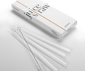 Serax Juice straws, set of four TRANSPARENT SERA19JUI977TRA