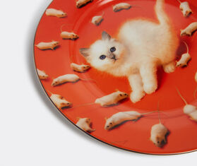 Seletti &#39;Kitten&#39; dinner plate MULTICOLOUR SELE22TOI156MUL